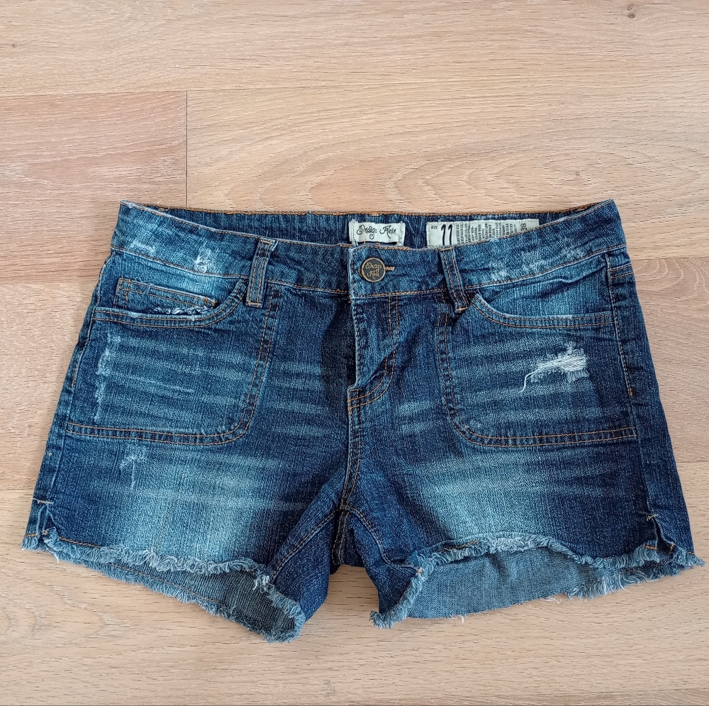 Denim Distressed Women Shorts